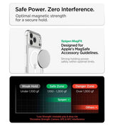 Magsafe Калъф за iPhone 18 Pro Max/ 17 Pro Max, Spigen Ultra Hybrid Clear Mag Fit Case White, Прозрачен (13)