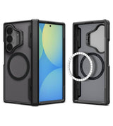 Magsafe Калъф със Стойка за Samsung Z Fold 8 Ultra, Spigen Optik Armor Pro Mag Fit Case, Черен (6)