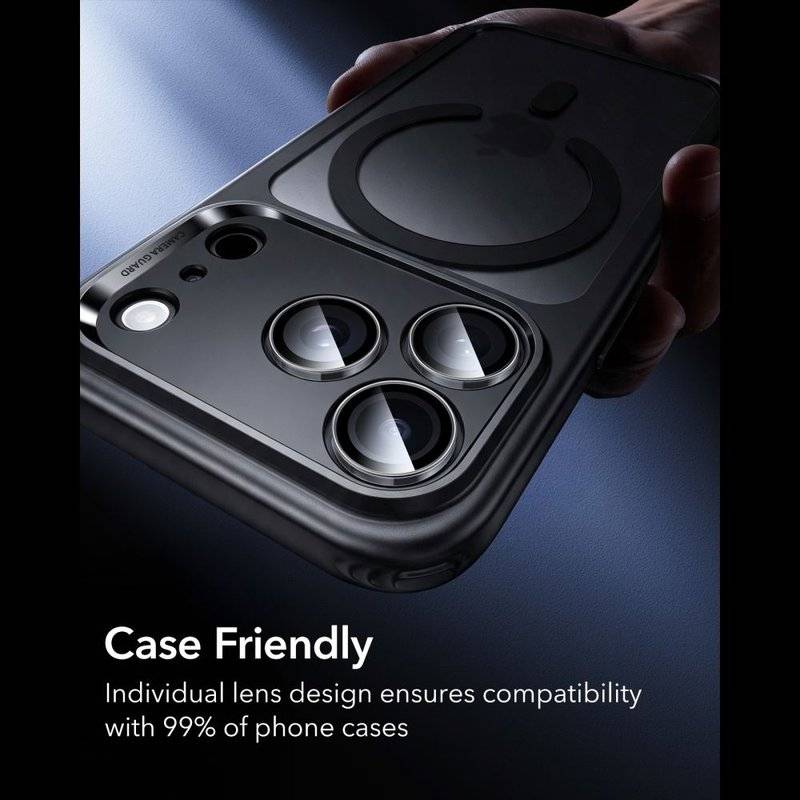 Протектор за Камерата на iPhone 18 Pro Max/ 18 Pro, ESR Armorite Camera Lens Glass, Прозрачен (8)