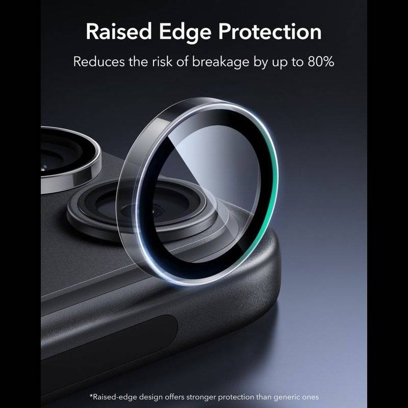 Протектор за Камерата на iPhone 18 Pro Max/ 18 Pro, ESR Armorite Camera Lens Glass, Прозрачен (2)