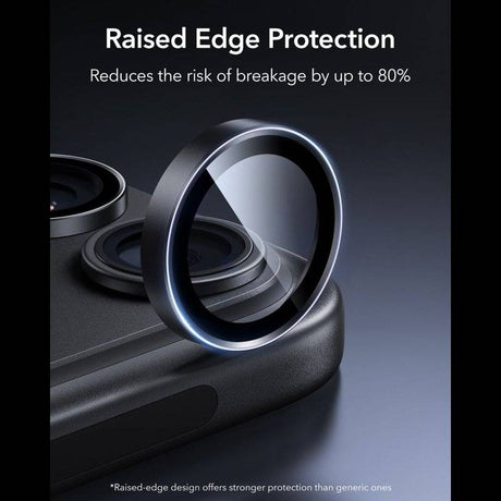 Протектор за Камерата на iPhone 18 Pro Max/ 18 Pro, ESR Armorite Camera Lens Glass, Черен (3)