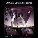 Протектор за Камерата на iPhone 18 Pro Max/ 18 Pro, ESR Armorite Camera Lens Glass, Бордо (6)