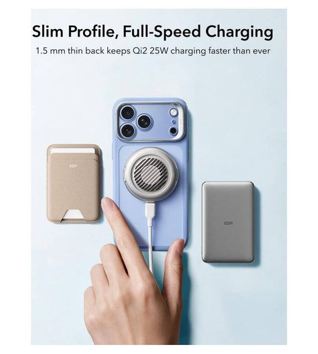 Magsafe Калъф за iPhone 18 Pro Max/ 17 Pro Max, ESR Classic Hybrid Kickstand Frosted Mag Case, Син (6)