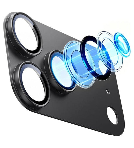 Протектор за Камерата на iPhone 18 Pro, ESR Armorite Pro Cam Glass, Черен (2)