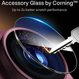 Протектор за Камерата на iPhone 18 Pro Max, ESR Armorite Pro Cam Glass Burgundy, Бордо (7)