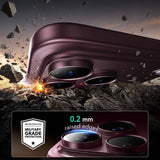 Протектор за Камерата на iPhone 18 Pro Max, ESR Armorite Pro Cam Glass Burgundy, Бордо (6)