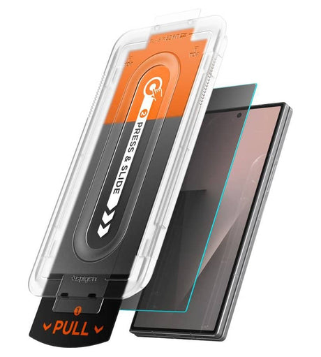 Затъмняващ Протектор за Samsung Z Fold 8 Ultra/ Fold 7, Spigen Privacy Glas.tR EZ Fit Pro 2бр., Черен (2)