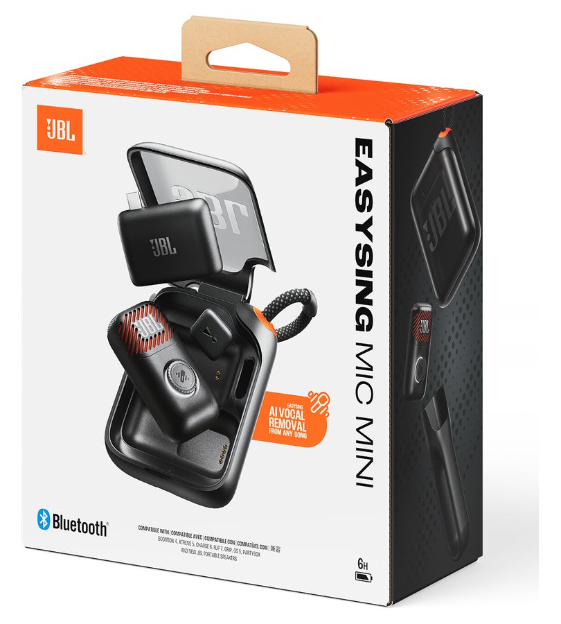 Безжични Микрофони, JBL EasySing Mic Mini, Черен (10)