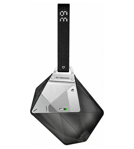 Противоударен Калъф за Apple AirPods 3 Pro, Aulumu A39 Geometric Lock&Lanyard Case, Черен (9)
