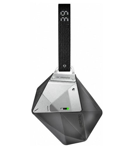 Противоударен Калъф за Apple AirPods 3 Pro, Aulumu A39 Geometric Lock&Lanyard Case, Сив (6)