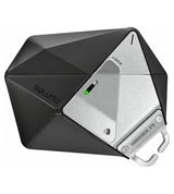 Противоударен Калъф за Apple AirPods 3 Pro, Aulumu A39 Geometric Lock&Lanyard Case, Черен (10)