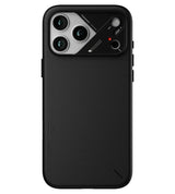 Magsafe Кожен Калъф за iPhone 17 Pro, Aulumu A17 Vegan Leather Case, Черен (5)
