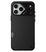 Magsafe Противоударен Калъф за iPhone 17 Pro, Aulumu A17 Slim Shockproof Magnetic Camera Case, Черен (2)