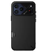 Magsafe Противоударен Калъф за iPhone 17 Pro, Aulumu A17 Slim Shockproof Magnetic Camera Case, Черен (4)