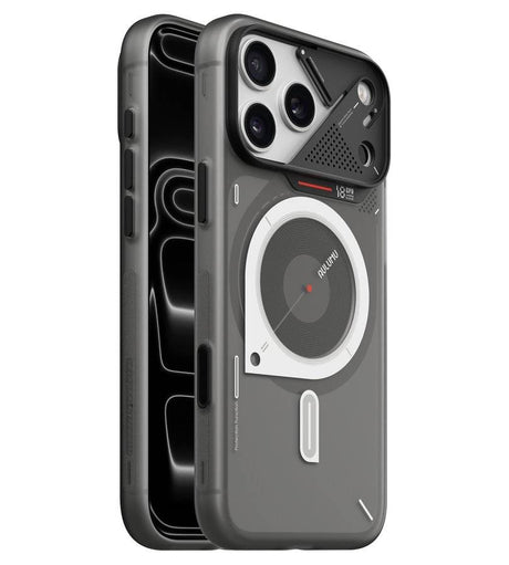 Magsafe Матов Kалъф за iPhone 18 Pro Max, Aulumu A18 Frosted Case, Сив