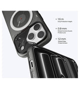 Magsafe Матов Kалъф за iPhone 18 Pro, Aulumu A18 Frosted Case, Сив (7)