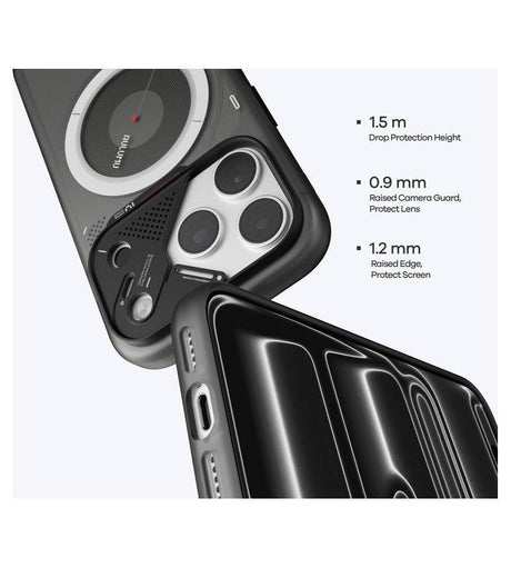 Magsafe Матов Kалъф за iPhone 18 Pro, Aulumu A18 Frosted Case, Сив (7)