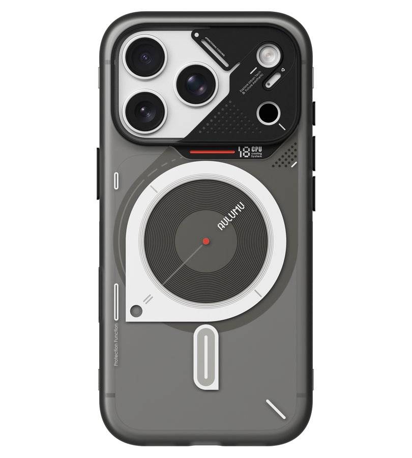 Magsafe Матов Kалъф за iPhone 18 Pro, Aulumu A18 Frosted Case, Сив (2)