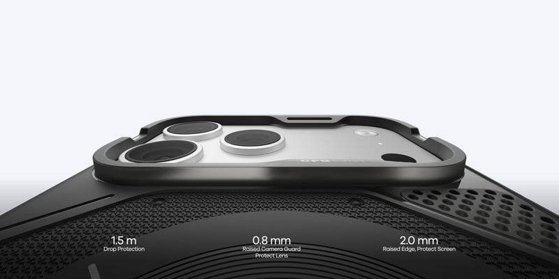 Magsafe Противоударен Kалъф за iPhone 18 Pro, Aulumu A18 Rugged Outdoor Case, Сив (6)