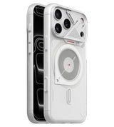 Magsafe Матов Kалъф за iPhone 18 Pro Max, Aulumu A18 Frosted Case, Бял