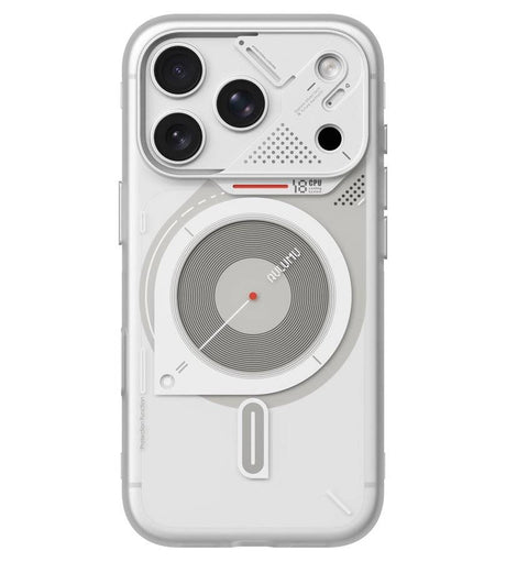 Magsafe Матов Kалъф за iPhone 18 Pro, Aulumu A18 Frosted Case, Бял (2)