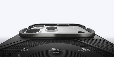 Magsafe Противоударен Kалъф за iPhone 18 Pro Max, Aulumu A18 Rugged Outdoor Case, Сив (6)