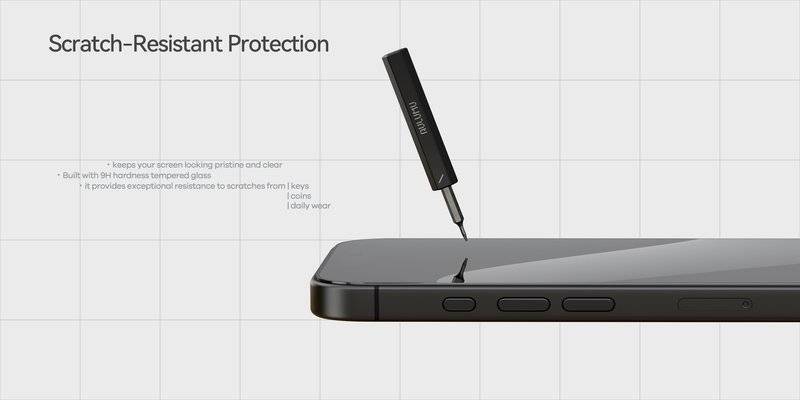 Стъклен Протектор за iPhone 17 Pro Max, Aulumu AF01 Crystal Clear Glass, Прозрачен (11)