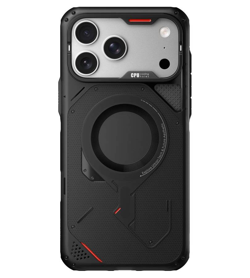 Magsafe Противоударен Kалъф за iPhone 17 Pro Max, Aulumu A17 Rugged Case, Сив (2)