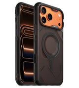 Magsafe Противоударен Kалъф за iPhone 17 Pro, Aulumu A17 Rugged Case, Сив (5)