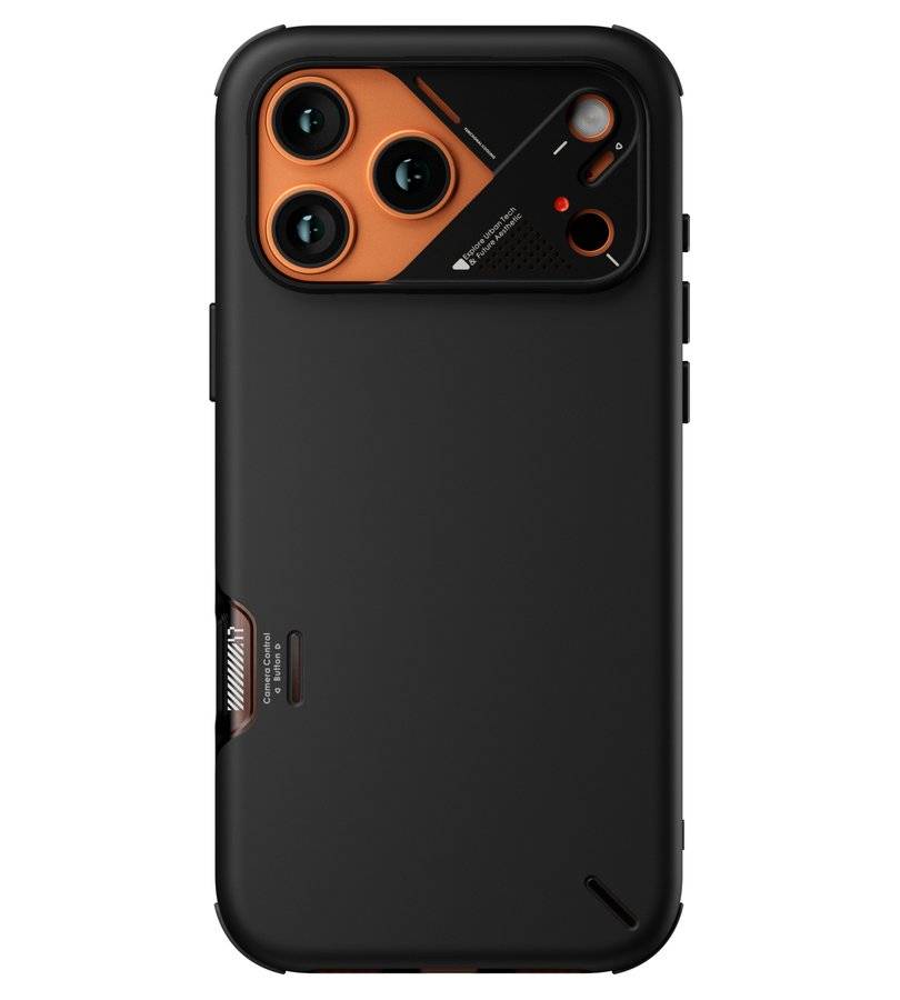 Magsafe Калъф за iPhone 17e/ 16e, Spigen Slim Armor Mag Case, Черен (3)