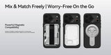Magsafe Калъф за iPhone 17 Pro, HDD Diving Leather Mag Case, Син (6)