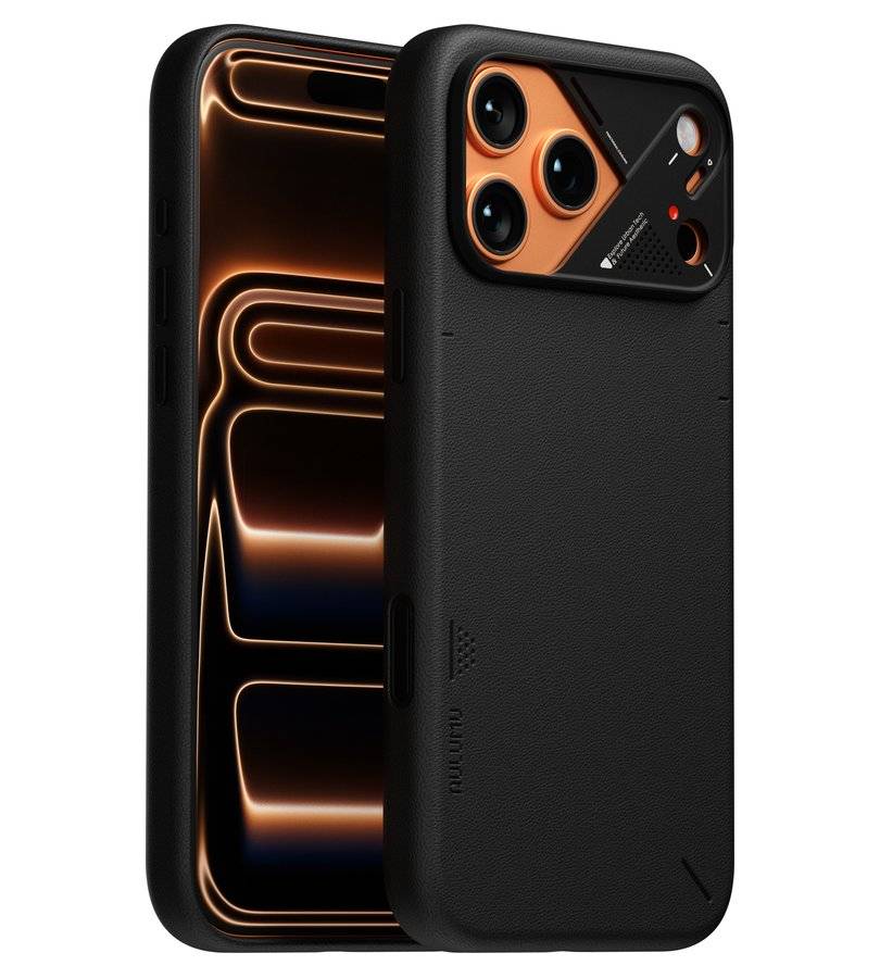 Magsafe Калъф за iPhone 17 Pro, HDD Diving Leather Mag Case, Син