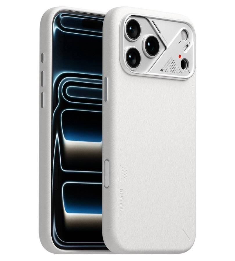 Magsafe Калъф за iPhone 17 Pro, HDD Diving Leather Mag Case, Син (2)