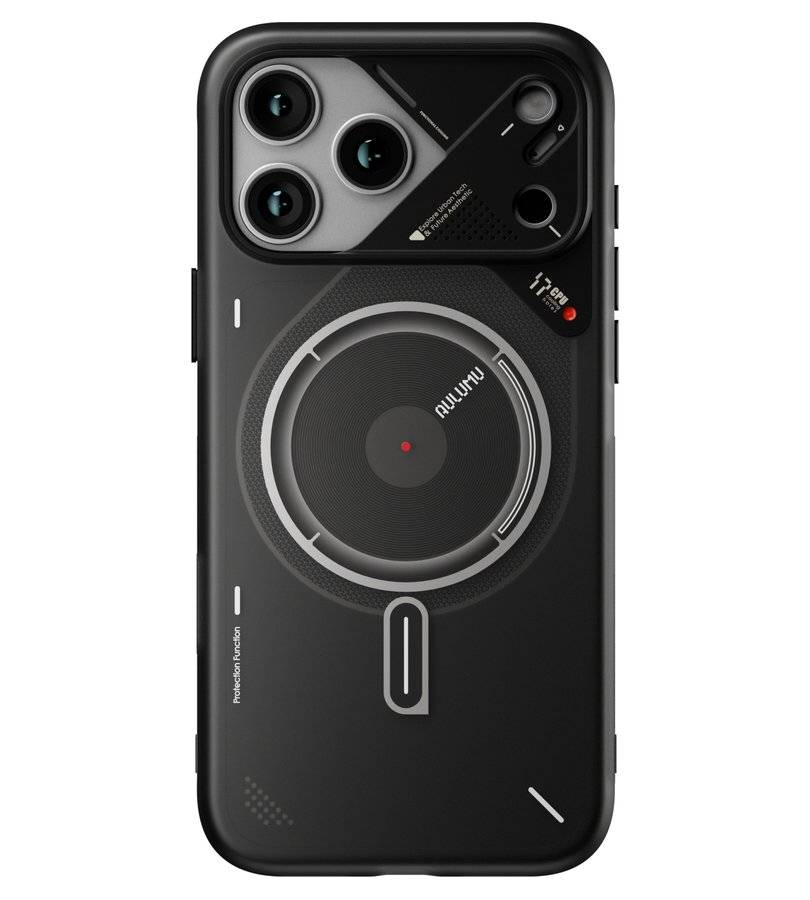 Magsafe Матов Kалъф за iPhone 17 Pro Max, Aulumu A17 Frosted Case, Сив