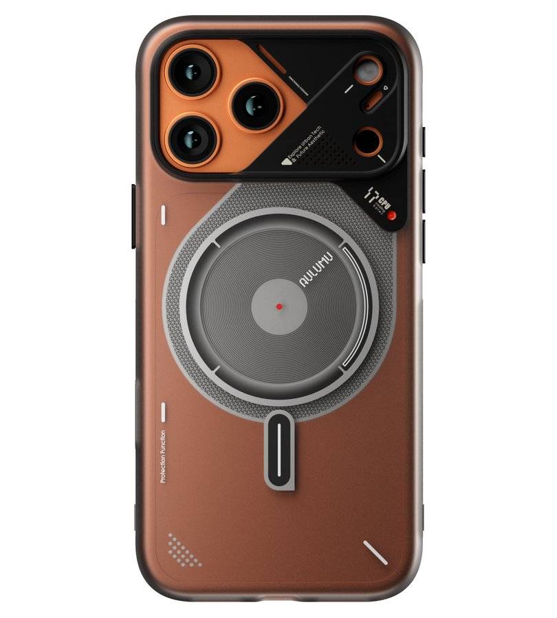 Magsafe Матов Kалъф за iPhone 17 Pro Max, Aulumu A17 Frosted Case, Сив (2)