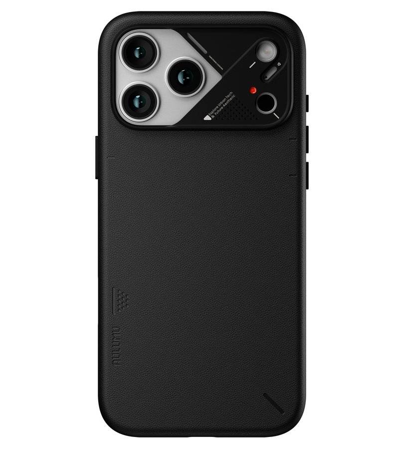 Magsafe Калъф за iPhone 17 Pro, HDD Diving Leather Mag Case, Син (3)