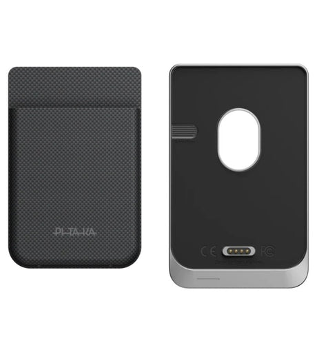 Magsafe Карбонов Калъф за Plaud Note/ Note Pro, Pitaka Sleeve&Charger Black/Grey, Черен (3)