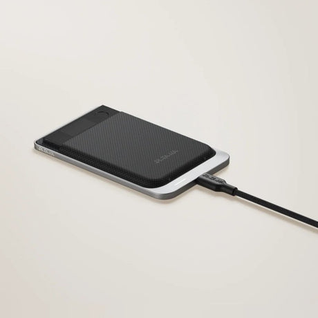 Magsafe Карбонов Калъф за Plaud Note/ Note Pro, Pitaka Sleeve&Charger Black/Grey, Черен (7)