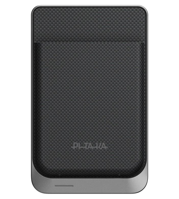 Magsafe Карбонов Калъф за Plaud Note/ Note Pro, Pitaka Sleeve&Charger Black/Grey, Черен (2)