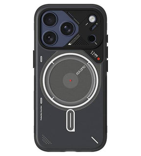 Magsafe Матов Kалъф за iPhone 17 Pro, Aulumu A17 Frosted Case, Сив