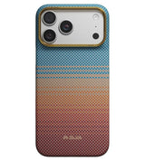 Magsafe Калъф за iPhone 18 Pro Max/ 17 Pro Max, Pitaka Edge Case Sunset2.0 California Dream01, Кафяв (2)