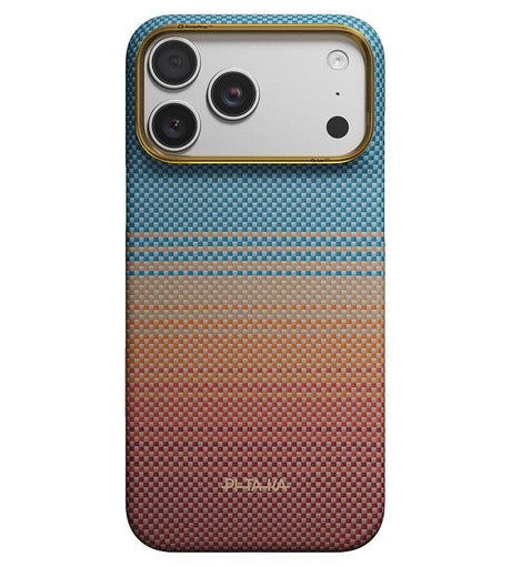 Magsafe Калъф за iPhone 18 Pro Max/ 17 Pro Max, Pitaka Edge Case Sunset2.0 California Dream01, Кафяв (2)