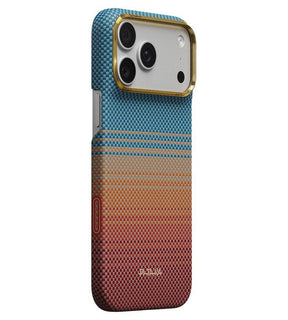 Magsafe Калъф за iPhone 18 Pro Max/ 17 Pro Max, Pitaka Edge Case Sunset2.0 California Dream01, Кафяв