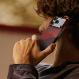 Magsafe Калъф за iPhone 18 Pro Max/ 17 Pro Max, Pitaka Edge Case Over the Horizon2.0 Autumn Dusk-03, Червен (7)