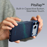 Magsafe Калъф за iPhone 18 Pro Max/ 17 Pro Max, Pitaka Edge Case Milky Way Galaxy2.0 Nearfield Blue-01, Син (9)