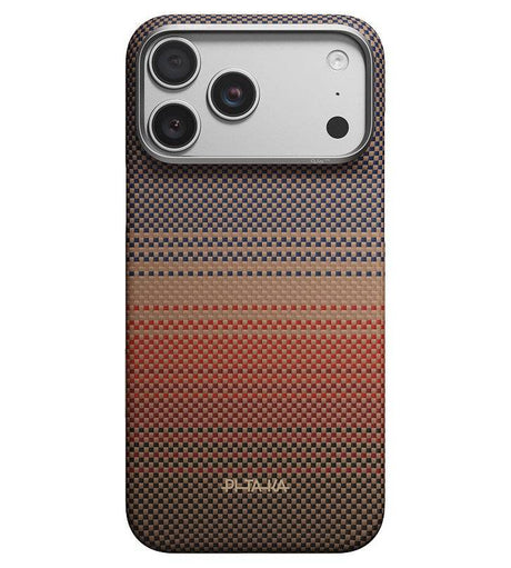 Magsafe Калъф за iPhone 18 Pro Max/ 17 Pro Max, Pitaka Edge Case Sunset, Кафяв (2)