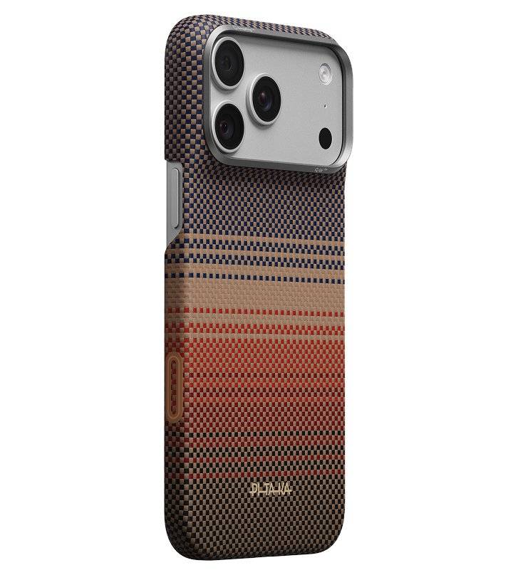 Magsafe Калъф за iPhone 18 Pro Max/ 17 Pro Max, Pitaka Edge Case Sunset, Кафяв
