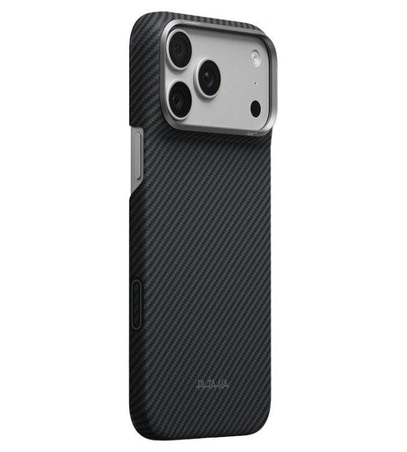Magsafe Калъф за iPhone 18 Pro Max/ 17 Pro Max, Pitaka Edge Case Black/Grey, Черен