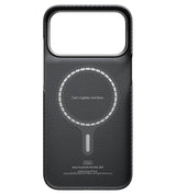 Magsafe Калъф за iPhone 18 Pro Max/ 17 Pro Max, Pitaka Edge Case Black/Grey, Черен (3)