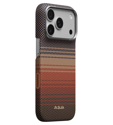 Magsafe Калъф за iPhone 18 Pro/ 17 Pro, Pitaka Edge Case Sunset, Кафяв